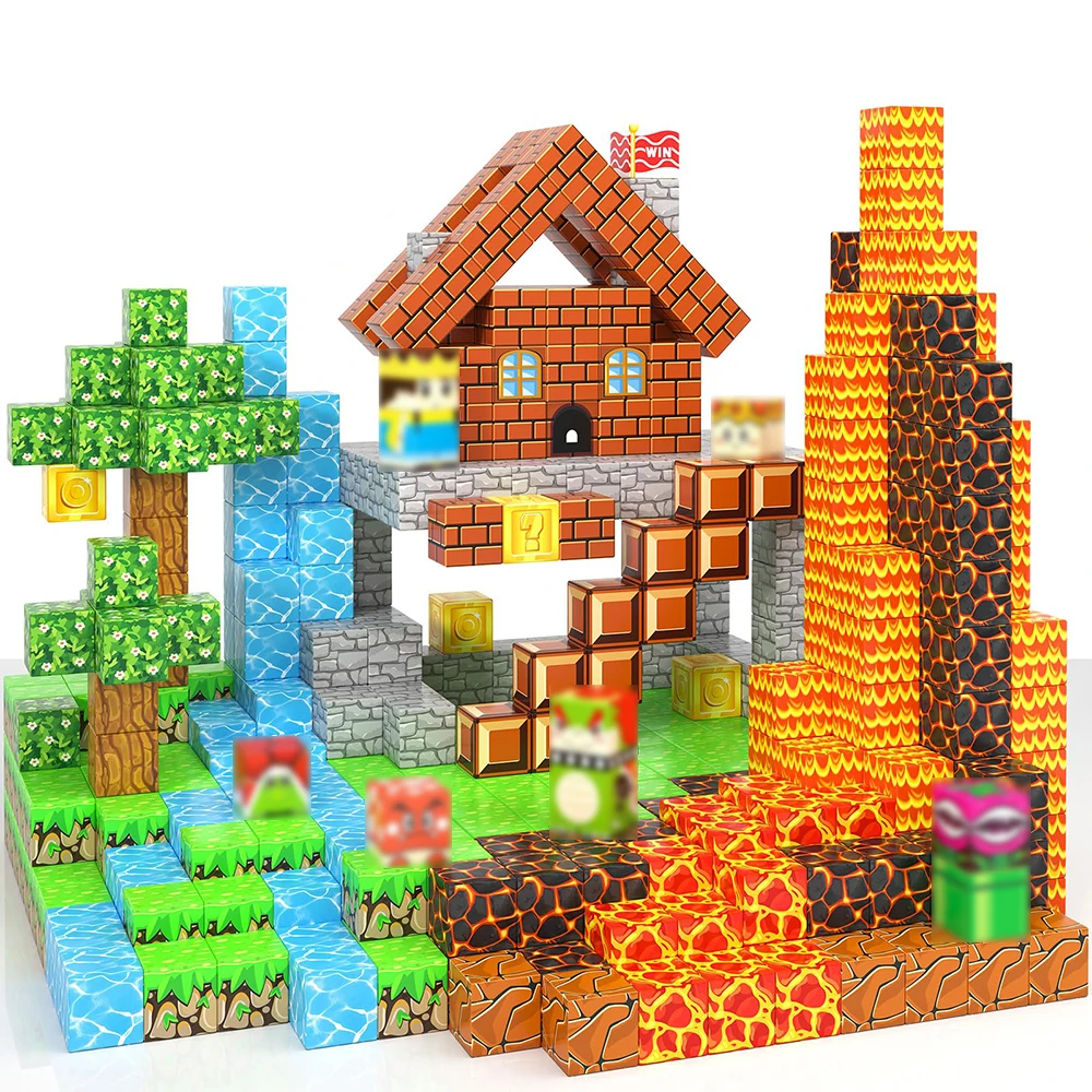 Educational Magnet Set for Toddlers & Kids Magnetic Building Blocks