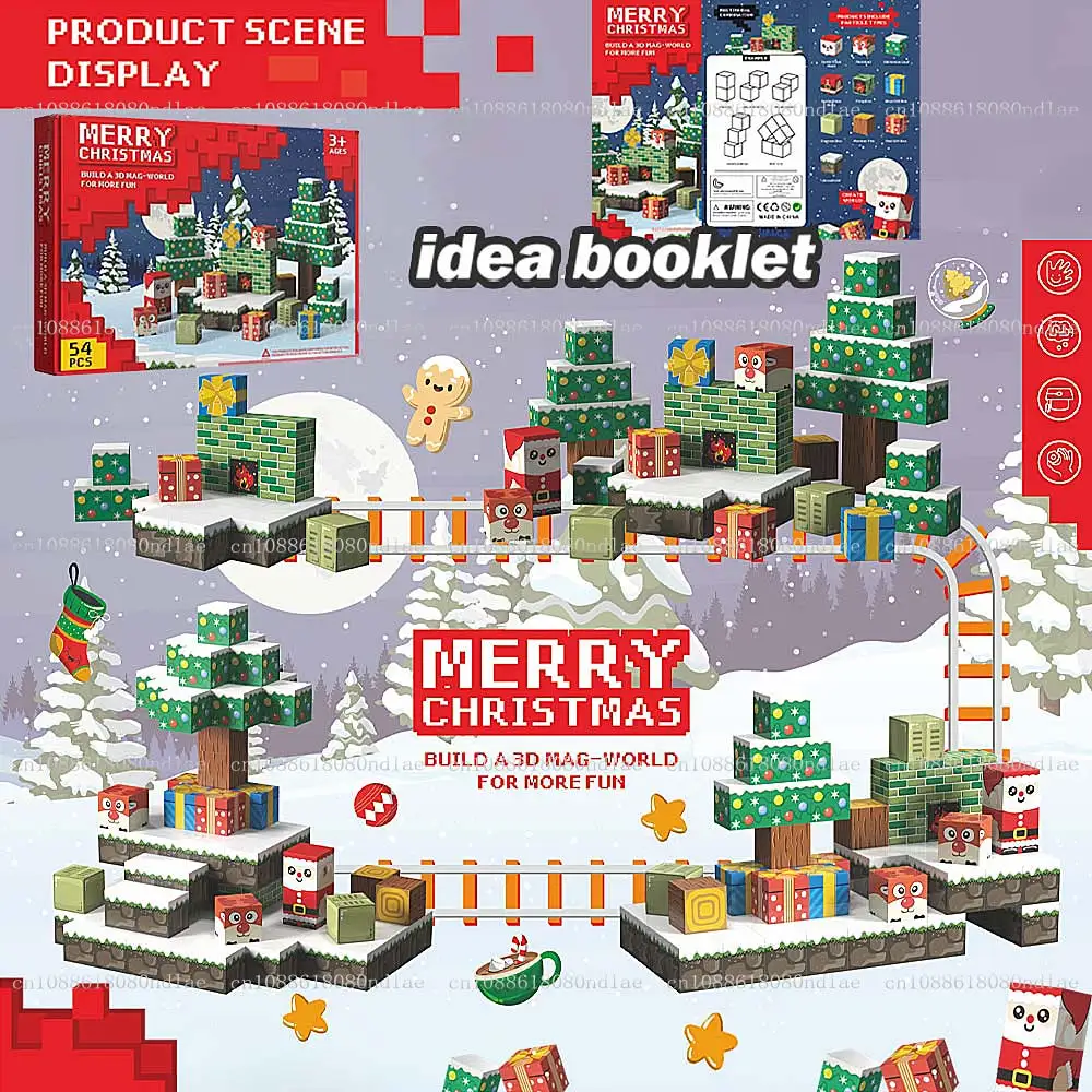Magnet Cube World Magnetic Building Blocks Set