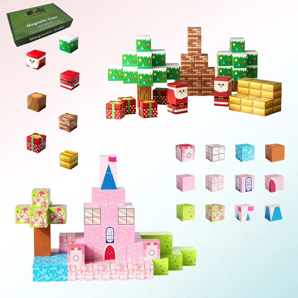 Creative Educational Pixel Sensor Toys Kids Birthday Christmas Gifts – Magnetic Building Blocks
